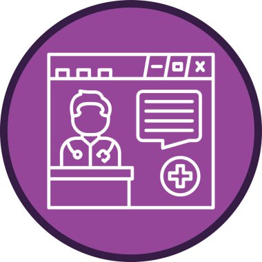 Çevrimiçi Randevu Hattı çoklu daire. Web Kullanımı için Vektör İllüstrasyonu