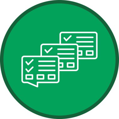 Görev Hattı çoklu daire. Web Kullanımı için Vektör İllüstrasyonu