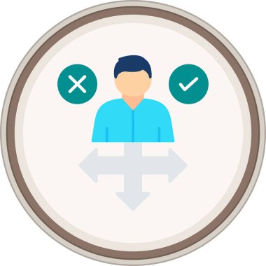 Kılavuz Düz çıkartması. Web Kullanımı için Vektör İllüstrasyonu