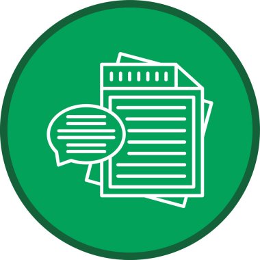 Mesaj Hattı çoklu daire. Web Kullanımı için Vektör İllüstrasyonu