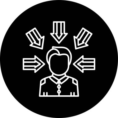 Terfi edilmiş Hat Ters Döngüsü. Web Kullanımı için Vektör İllüstrasyonu