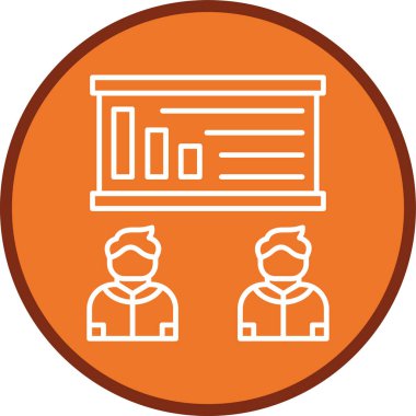 Sunum Hattı çoklu daire. Web Kullanımı için Vektör İllüstrasyonu