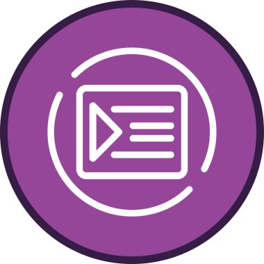 Indent Line multi circle. Vector Illustration For Web Use