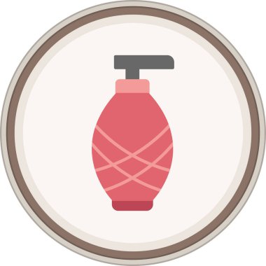 Losyon yassı çıkartması. Web Kullanımı için Vektör İllüstrasyonu