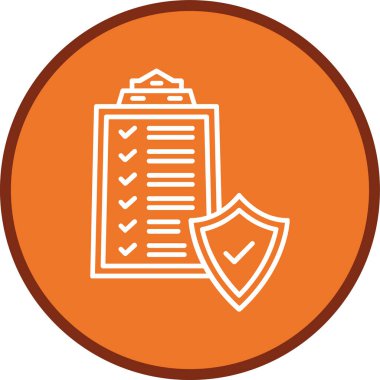 Hayat Sigortası Hattı çoklu daire. Web Kullanımı için Vektör İllüstrasyonu