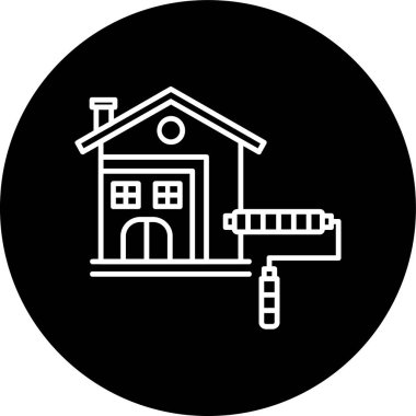 Ev Tamir Hattı ters dönmüş. Web Kullanımı için Vektör İllüstrasyonu