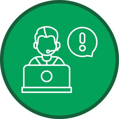 Çoklu Çemberi Destekle. Web Kullanımı için Vektör İllüstrasyonu