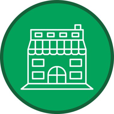 Shop Line multi circle. Vector Illustration For Web Use