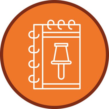 Notlar satır çoklu daire. Web Kullanımı için Vektör İllüstrasyonu