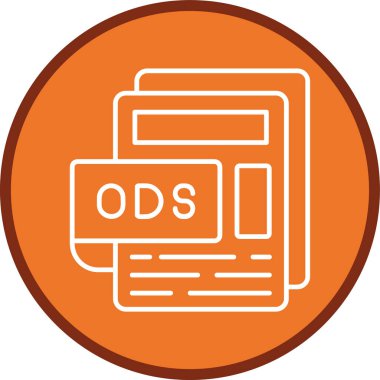 YMB Dosya Hattı çoklu daire. Web Kullanımı için Vektör İllüstrasyonu