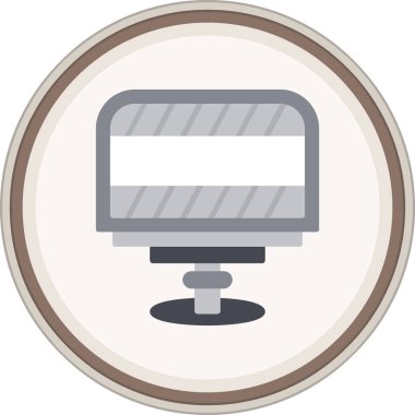 Animatör yassı çıkartması. Web Kullanımı için Vektör İllüstrasyonu