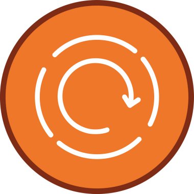 Rotate Line multi circle. Vector Illustration For Web Use