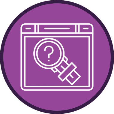 Searching Line multi circle. Vector Illustration For Web Use