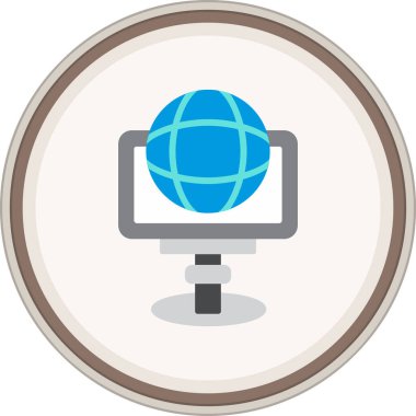 Knowledge Flat sticker. Vector Illustration For Web Use