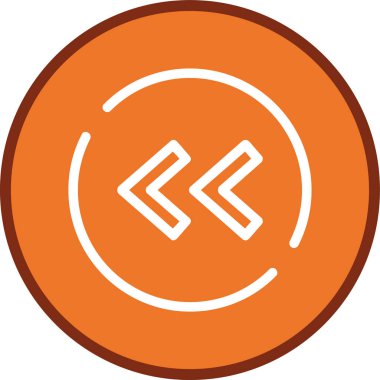 Angle-small-left Line multi circle. Vector Illustration For Web Use