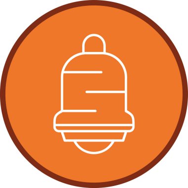 Bell Line multi circle. Vector Illustration For Web Use