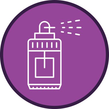 Perfume Line multi circle. Vector Illustration For Web Use