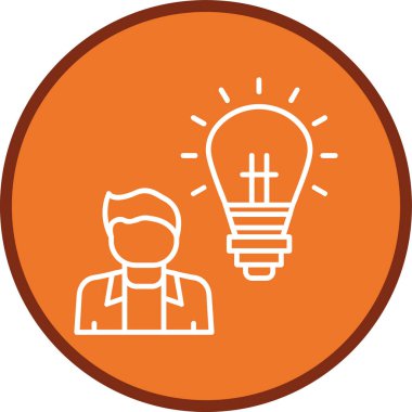 Male Line multi circle. Vector Illustration For Web Use