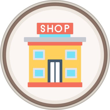 Düz çıkartma. Web Kullanımı için Vektör İllüstrasyonu