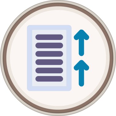 Hesap güncelleme etiketi. Web Kullanımı için Vektör İllüstrasyonu