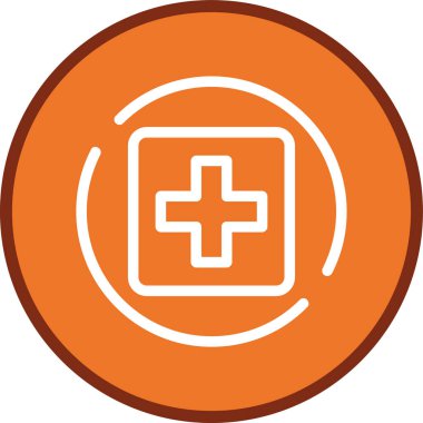 Eczane Hattı çoklu daire. Web Kullanımı için Vektör İllüstrasyonu