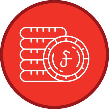 Kamboçya Riel Line çok daireli. Web Kullanımı için Vektör İllüstrasyonu