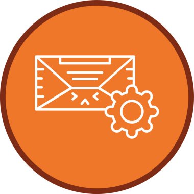 Settings Line multi circle. Vector Illustration For Web Use