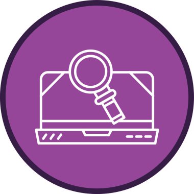 Araştırma Hattı çoklu daire. Web Kullanımı için Vektör İllüstrasyonu