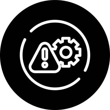 Hata Çizgisi Ters Çemberi Ayarlanıyor. Web Kullanımı için Vektör İllüstrasyonu