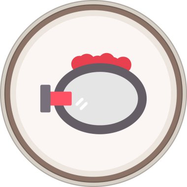 Frame Flat sticker. Vector Illustration For Web Use