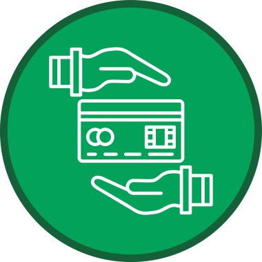 Ödeme Koruma Hattı çoklu daire. Web Kullanımı için Vektör İllüstrasyonu