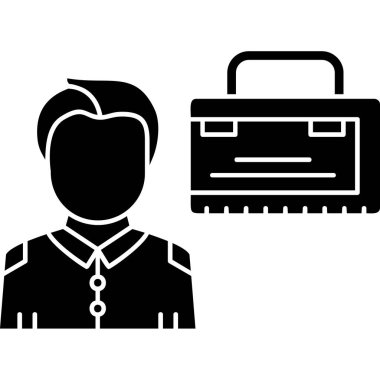 Briefcase. Vector Illustration For Web Use