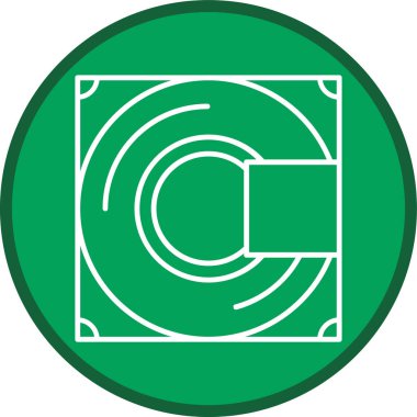 Mini disk hat çoklu daire. Web Kullanımı için Vektör İllüstrasyonu