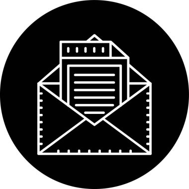 Harf Satırı ters çevrilmiş daire. Web Kullanımı için Vektör İllüstrasyonu