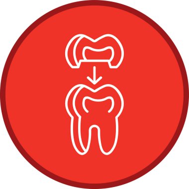 Crown Line multi circle. Vector Illustration For Web Use