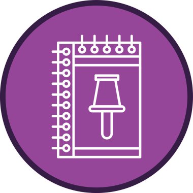 Not satırı çoklu daire. Web Kullanımı için Vektör İllüstrasyonu