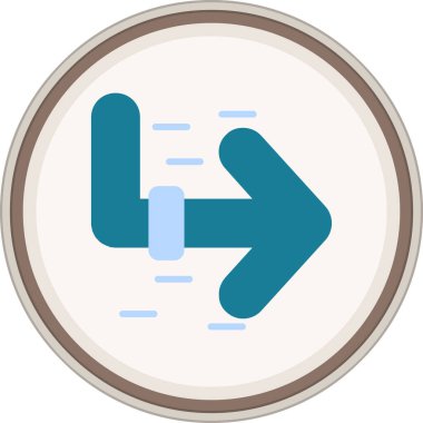 Düz sticker 'ı çevir. Web Kullanımı için Vektör İllüstrasyonu