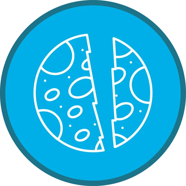 Yok edilen Gezegen Çizgisi çoklu çemberi. Web Kullanımı için Vektör İllüstrasyonu