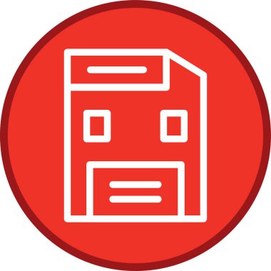 Disk Hattı çoklu dairesi. Web Kullanımı için Vektör İllüstrasyonu