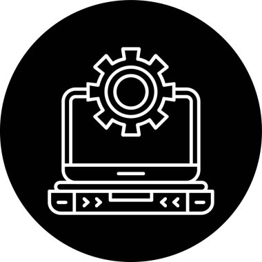 Geliştirme Hattı ters döngü. Web Kullanımı için Vektör İllüstrasyonu