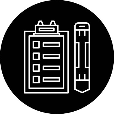 Pano Satırı ters çevrilmiş daire. Web Kullanımı için Vektör İllüstrasyonu