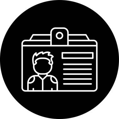 Performance Line inverted circle. Vector Illustration For Web Use