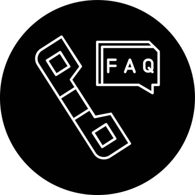 Telefon hattı ters çevrilmiş. Web Kullanımı için Vektör İllüstrasyonu