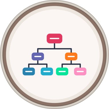 Sitemap düz etiket. Web Kullanımı için Vektör İllüstrasyonu