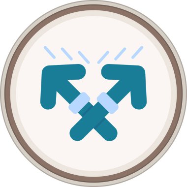 Bilgisayar Düzlüğü çıkartması. Web Kullanımı için Vektör İllüstrasyonu