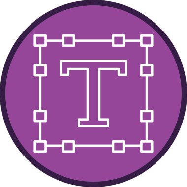 Type Line çoklu daire. Web Kullanımı için Vektör İllüstrasyonu