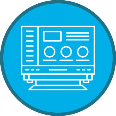 Web Design Line multi circle. Vector Illustration For Web Use