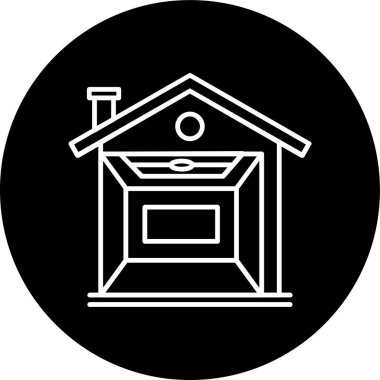 Tavan çizgisi ters dönmüş. Web Kullanımı için Vektör İllüstrasyonu