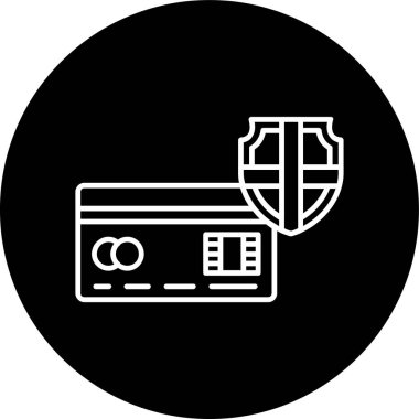 Kredi kartı hattı ters çevrilmiş. Web Kullanımı için Vektör İllüstrasyonu