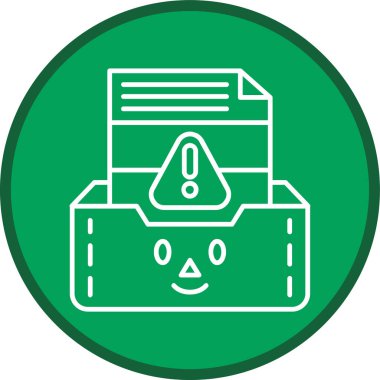 Dolandırıcılık Hattı çoklu daire. Web Kullanımı için Vektör İllüstrasyonu